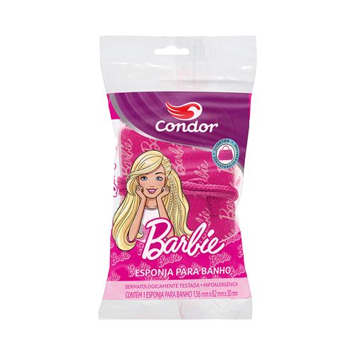 Esponja Para Banho Infantil Condor Barbie - 8303