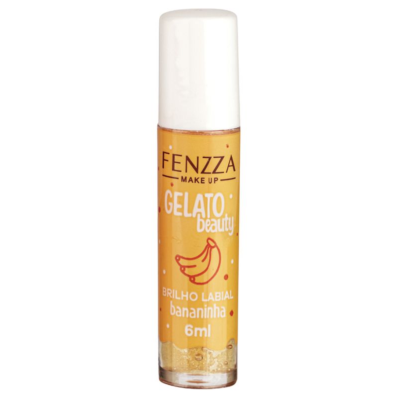 Brilho-Labial-Fenzza-Make-Up-Gelato-Beauty-Bananinha-6ml