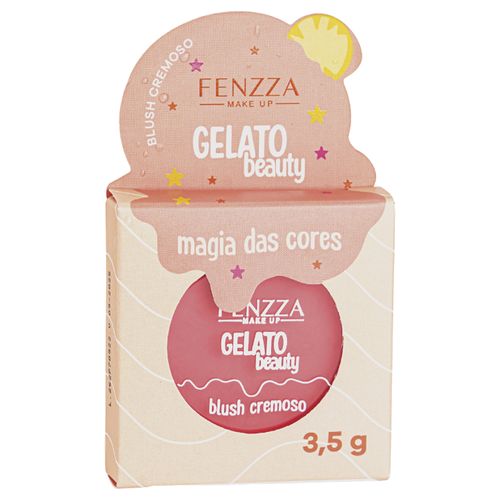 Blush Fenzza Make Up Gelato Beauty Magia Das Cores 3,5g