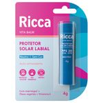 Protetor-Solar-Labial-FPS30-Ricca-Neutro-Blister