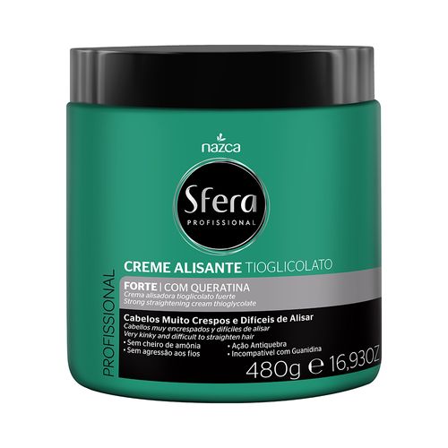 Creme Alisante Nazca Sfera Profissional Forte 480g