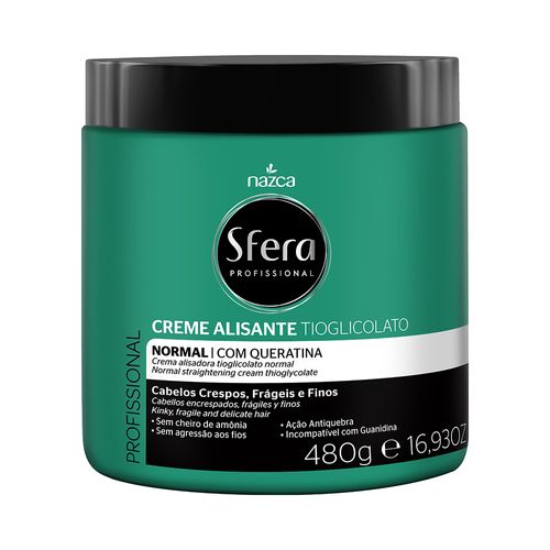 Creme Alisante Nazca Sfera Profissional Normal 480g