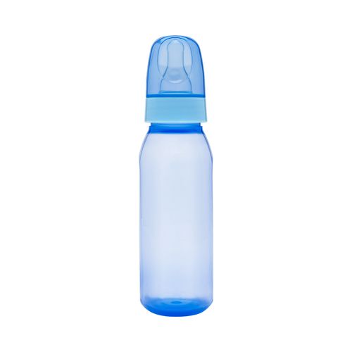 Mamadeira Lolly Baby Clean 220ml Azul Saquinho