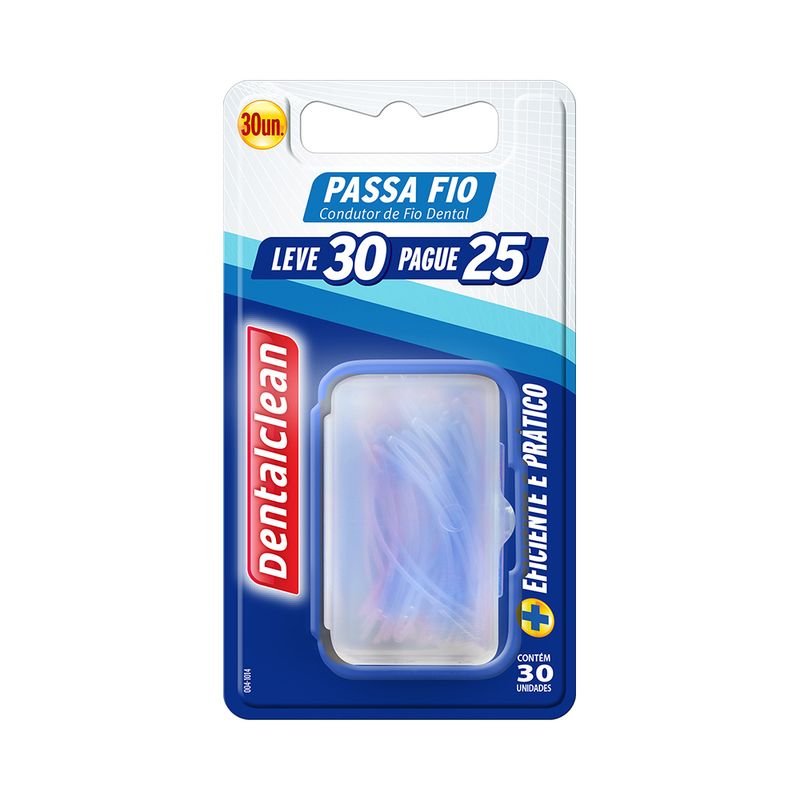 Passa-Fio-Dentalclean-Com-25-Unidades