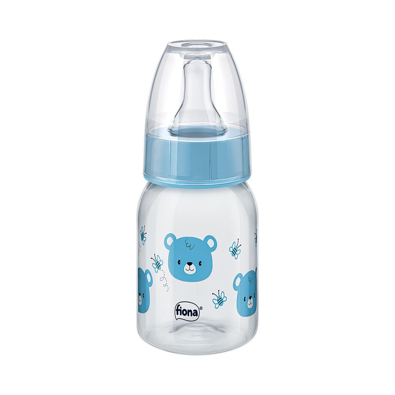 Mamadeira-Fiona-Desenhos-120ml-Tamanho-2-Ortodontica-Azul