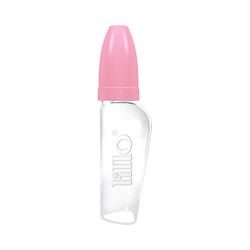 Mamadeira-Lillo-Chuquinha-50ml-Bico-Redondo-Silicone-Rosa