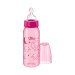 Mamadeira-Lillo-Divertida-240ml-Tamanho-2-Silicone-Bico-Anatomico-Rosa