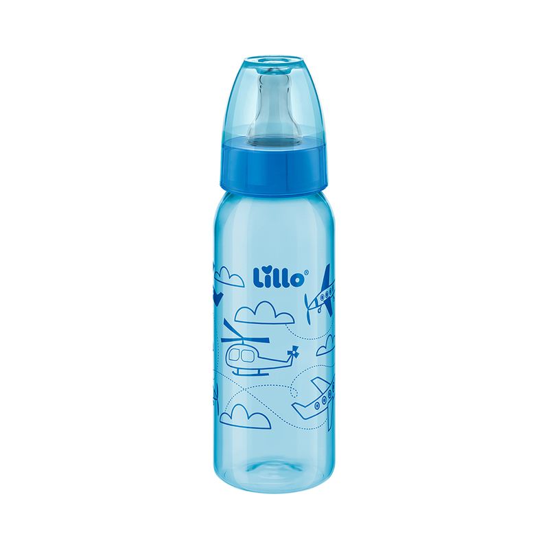 Mamadeira-Lillo-Divertida-240ml-Bico-Redondo-Azul