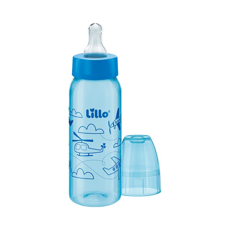 Mamadeira-Lillo-Divertida-240ml-Bico-Redondo-Azul