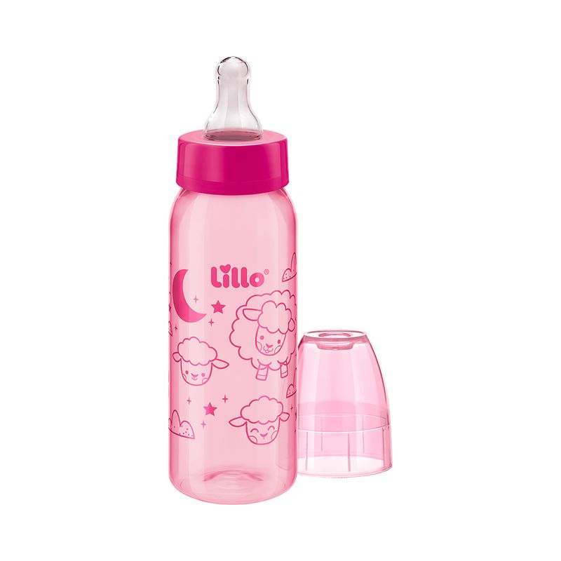 Mamadeira-Lillo-Divertida-240ml-Bico-Redondo-Rosa