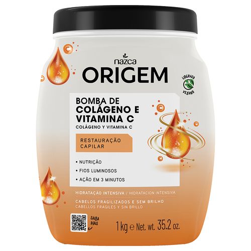 Creme De Hidratação Intensiva Nazca Origem 1kg Colágeno