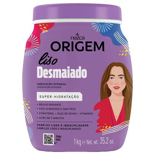 Creme De Hidratação Intensiva Nazca Origem 1kg Liso Extremo