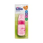 Mamadeira Lillo Divertida 120ml Tamanho 1 Ortodontica Rosa