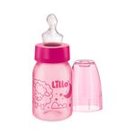 Mamadeira Lillo Divertida 120ml Tamanho 1 Ortodontica Rosa