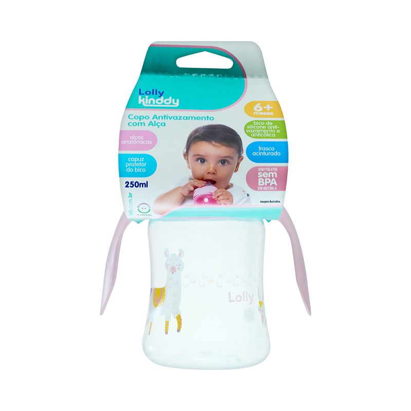 Copo-Lolly-Baby-Com-Alca-Clean-Rosa-250ml-Blister