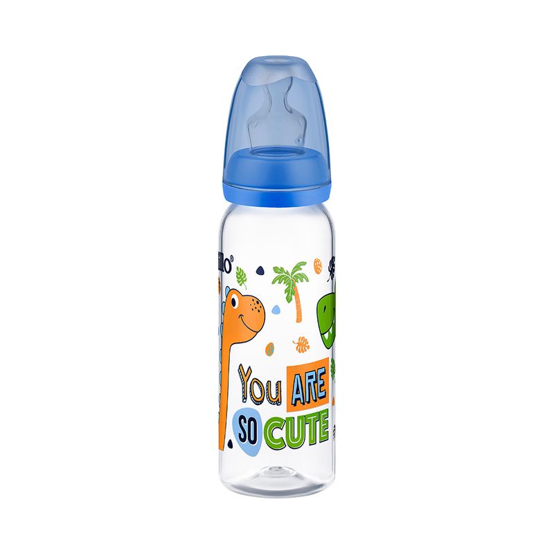 Mamadeira Lillo Magia 240ml Tamanho 2 Bico Bico Anatomico Azul