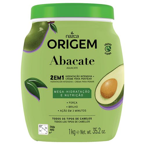 Creme De Hidratação Intensiva Nazca Origem 1kg Abacate