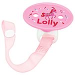 Prendedor De Chupeta Lolly Baby Tip Rosa