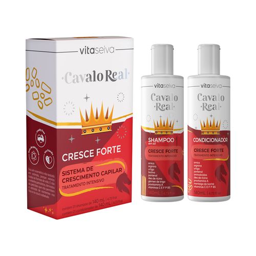 Kit Vita Seiva Cavalo Real Sistema De Crescimento Capilar 140ml