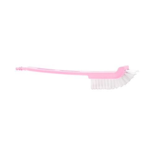 Escova De Limpeza Mamadeira E Bico Lolly Baby Rosa Blister