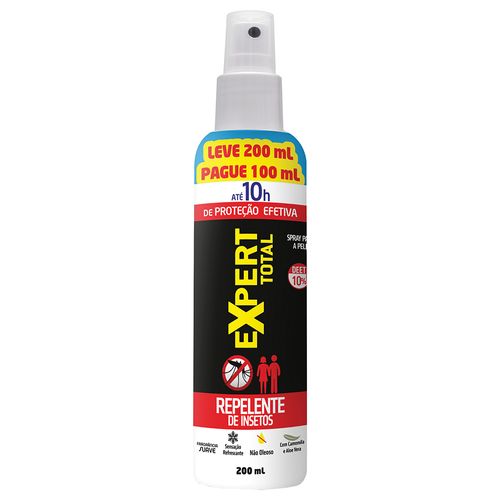 Repelente Nutriex Expert Total Spray Até 10hrs De Proteção