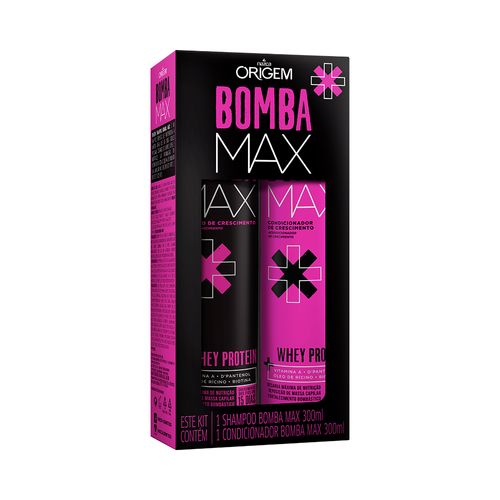 Kit Nazca Origem Bomba Max (Shampoo + Condicionador) 300ml