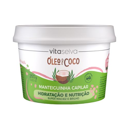 Manteiguinha Capilar Vita Seiva Óleo Coco 250g