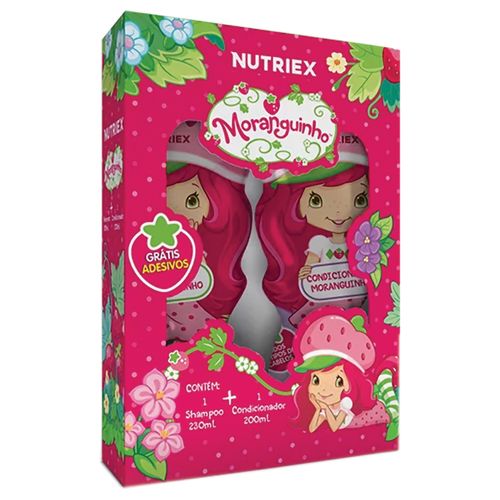 Kit Infantil Nutriex Moranguinho (Shampoo 230ml + Condicionador 200ml)