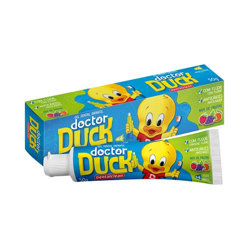 Gel Dental Dentalclean Doct Duck Com Flúor 50g