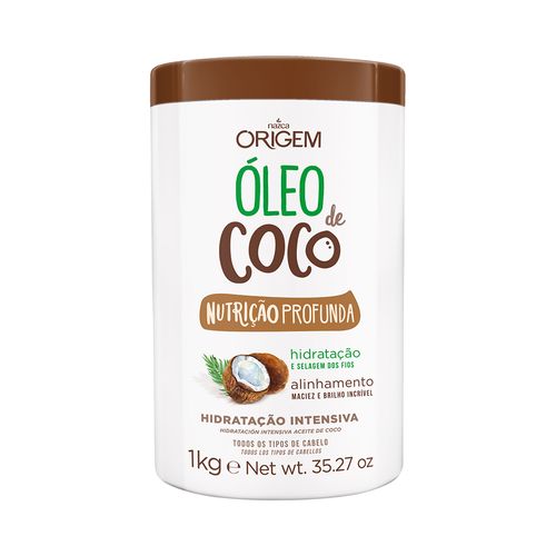 Creme De Hidratação Origem Óleo De Coco 1kg