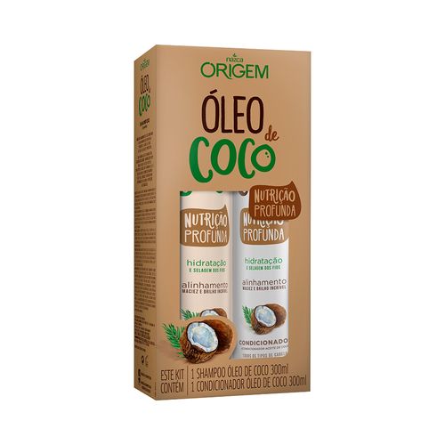 Kit Nazca Origem Óleo Coco (Shampoo + Condicionador) 300ml