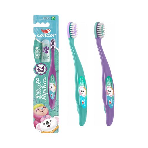 Escova Dental Infantil Condor 3167-3 Lilica Ripilica Kids