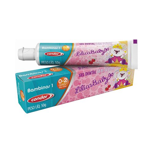 Gel Dental Infantil Condor 3513 Lilica Ripilica 50g Baby