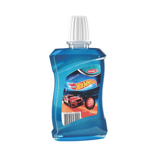 Enxaguante Bucal Infantil Condor 4503 Hot Wheels 250ml