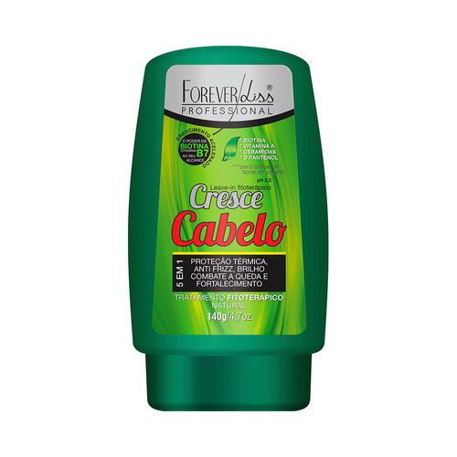 Leave-In Forever Liss Cresce Cabelo 5em1 140g