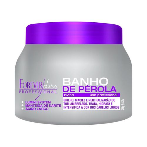 Máscara Forever Liss Banho De Pérola Loiro 250g