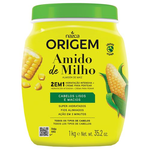 Creme De Hidratação Intensiva Nazca Origem 1kg Receitinha Amido