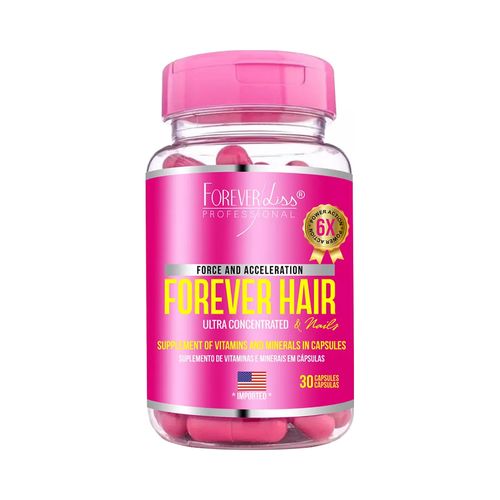 Cápsulas Forever Liss Forever Hair Com 30 Unidades