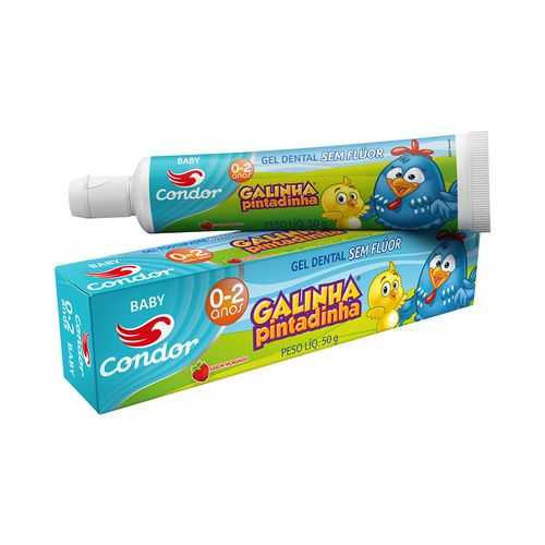 Gel Dental Infantil Condor 3513 Galinha Pintadinha 50g Baby