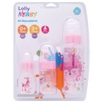 Kit-3-Mamadeiras-Lolly-Baby-Tip--240ml---150ml---50ml--Rosa