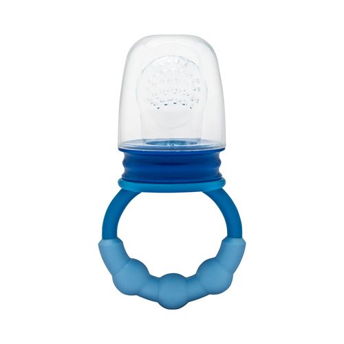 Alimentador Infantil Lolly Baby Silicone Azul Blister
