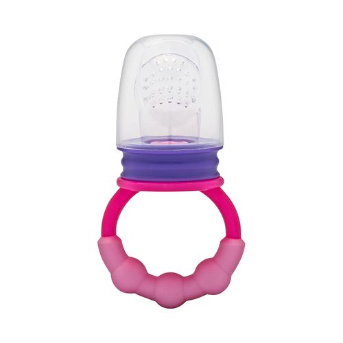 Alimentador Infantil Lolly Baby Silicone Rosa Blister