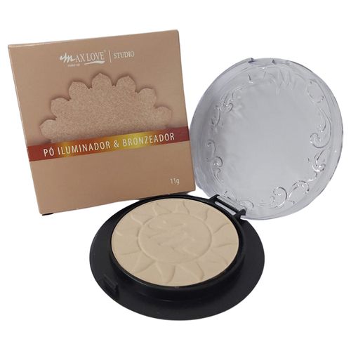 Pó Iluminador & Bronzeador Max Love Cor 01 Soft 11g