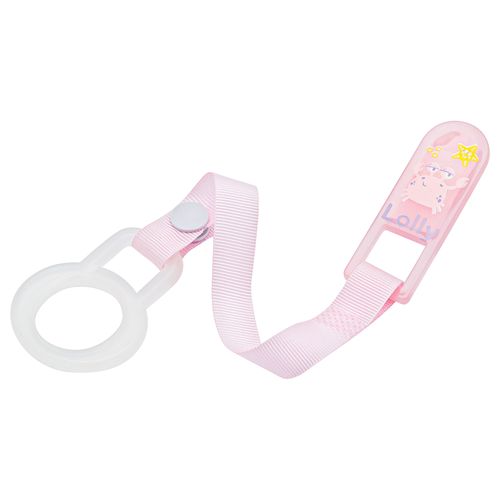 Prendedor De Chupeta Lolly Baby Color Rosa