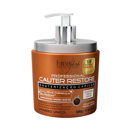 Máscara Forever Liss Cauterização Capilar Cauter Restore 500g