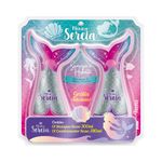 Kit Menina Sereia -Shampoo 300ml - Condicionador 280m - Adesivos