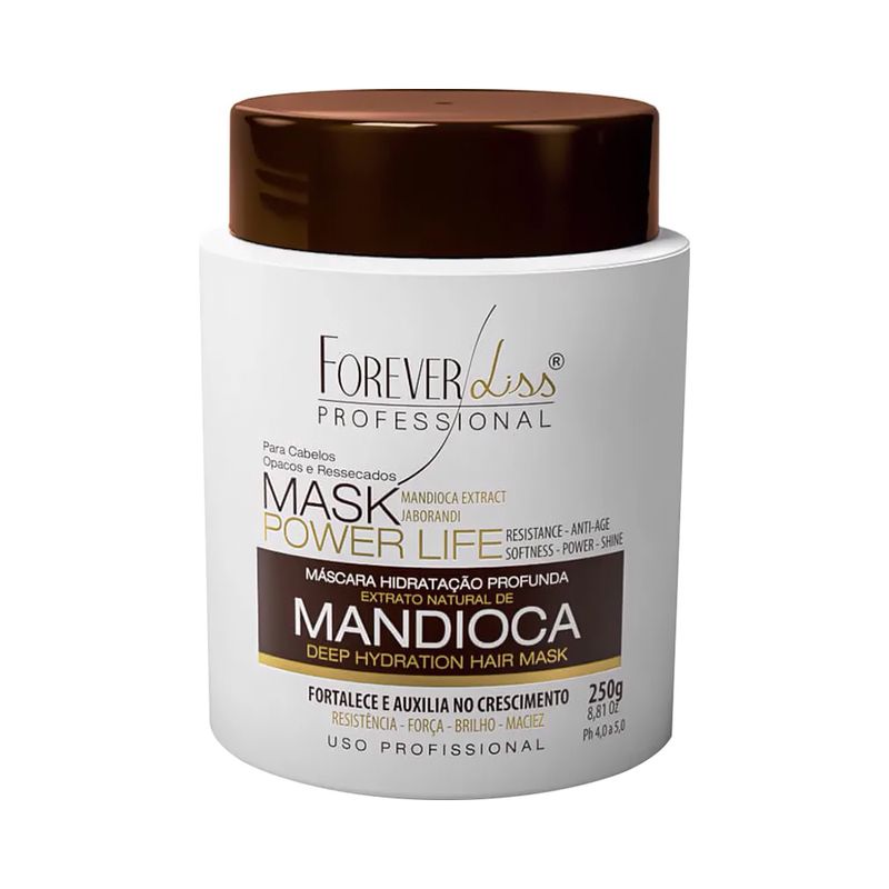 Mascara-Forever-Liss-Mandioca-Power-Life-250g