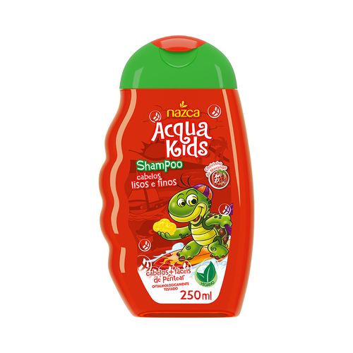 Shampoo Nazca Acqua Kids Vegano Lisos E Finos 250ml