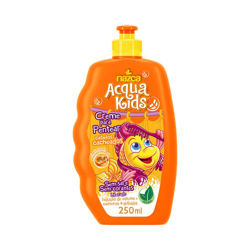 Creme Para Pentear Nazca Acqua Kids Vegano Cacheados 250ml