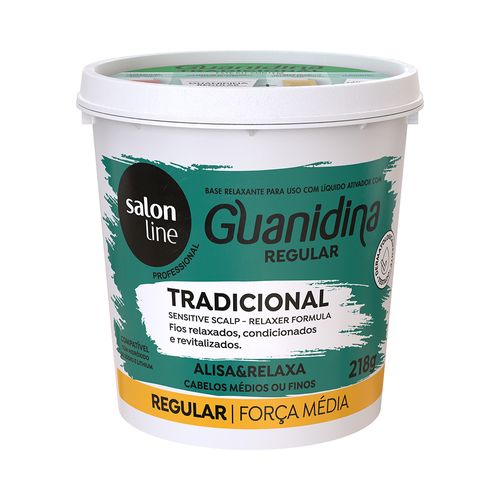 Guanidina Salon Line Tradicional Regular Força Média 218g